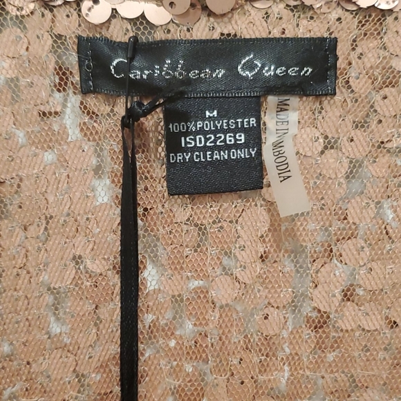 NWT Gold sequined jacket - Picture 2 of 7